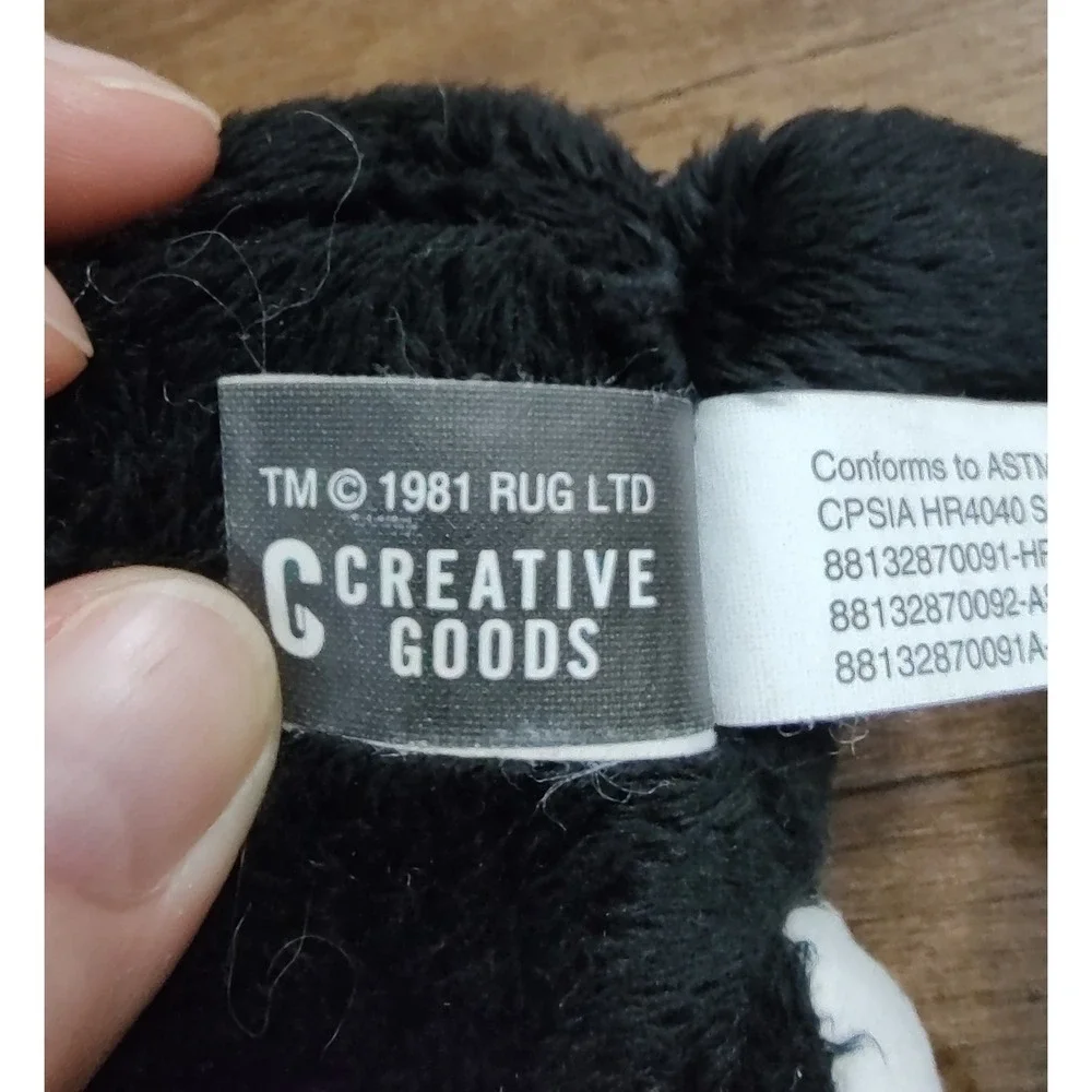 Creative Goods 1981 CATS The Broadway Musical Black Cat Plush Stuffed Toy 8.5